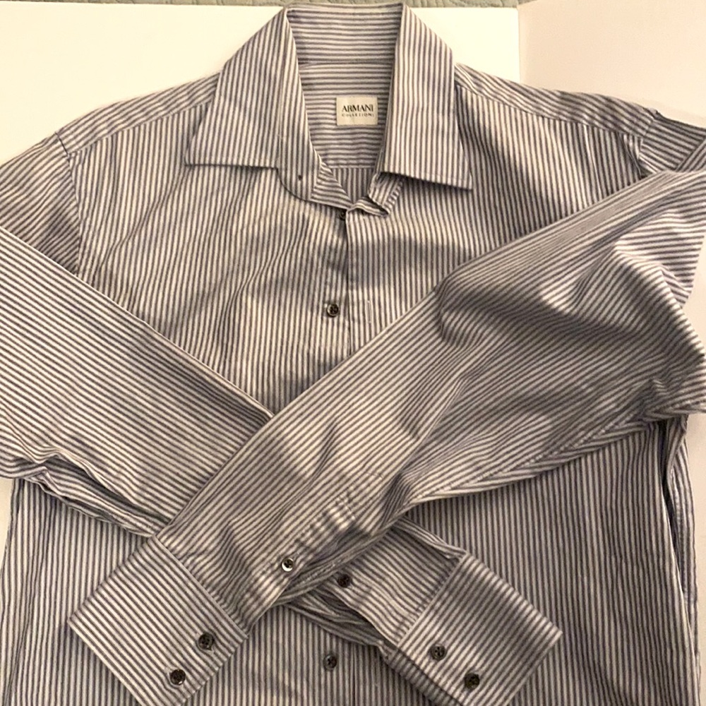 Giorgio Armani Collezzioni Dress Shirt 15 R